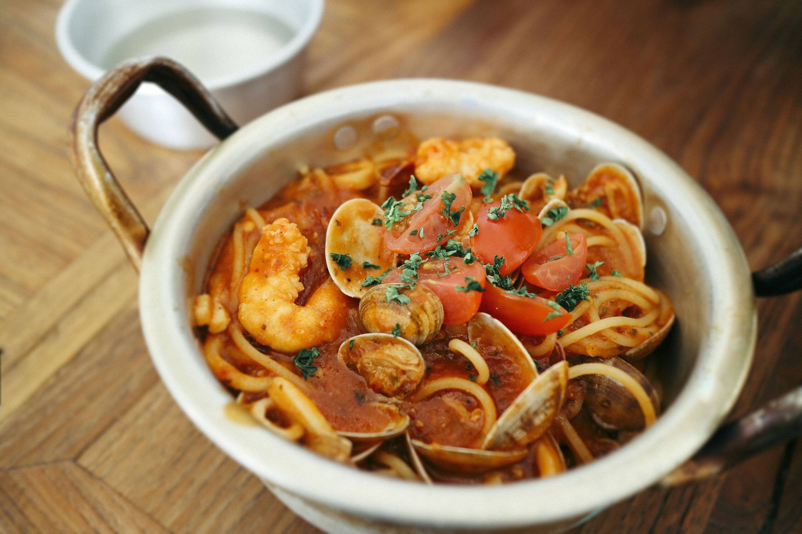 food, pasta, dining